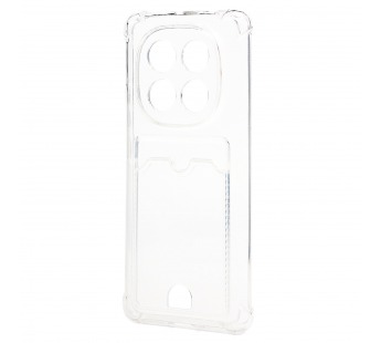 Чехол-накладка - SC276 с картхолдером для "Xiaomi Redmi Note 14 Pro 4G" (transparent) (240450)#2106560