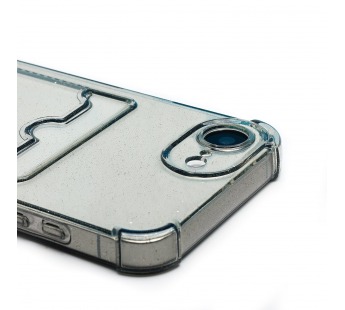 Чехол-накладка - SC300 с картхолдером для "Apple iPhone 16e" (black) (239274)#2106565