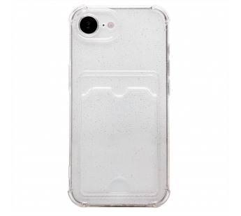 Чехол-накладка - SC300 с картхолдером для "Apple iPhone 16e" (white) (239275)#2106567
