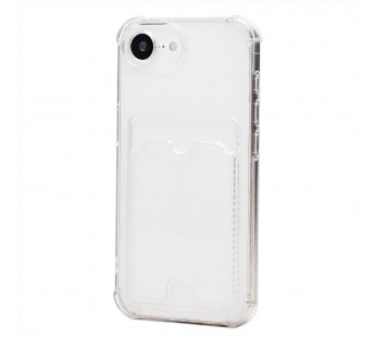 Чехол-накладка - SC300 с картхолдером для "Apple iPhone 16e" (white) (239275)#2106568