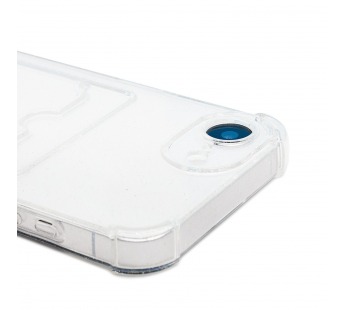 Чехол-накладка - SC300 с картхолдером для "Apple iPhone 16e" (white) (239275)#2106569