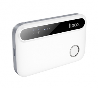 Карманный Wi-Fi роутер HOCO HI41 4G Lte точка доступа (белый) #2104528