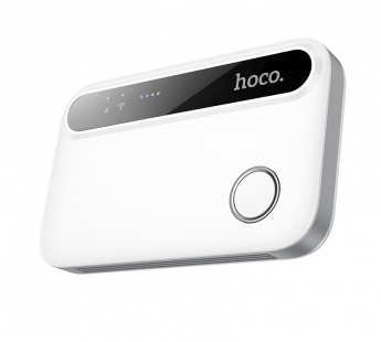 Карманный Wi-Fi роутер HOCO HI41 4G Lte точка доступа (белый) #2104530