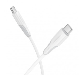 Кабель TypeC - TypeC BOROFONE BX119 60W (белый) 1м#2104565