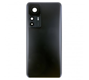 Задняя крышка для Xiaomi 12T Pro (22081212UG) Черный (Матовая) - Премиум#2123739