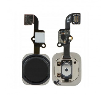 Кнопка (механизм) "Home" для iPhone 6s/6s Plus с толкателем и шлейфом (серый)#2104837