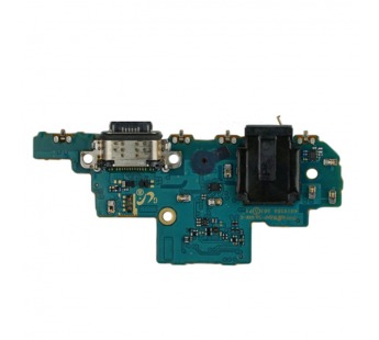 Шлейф (плата) для Samsung A525F Galaxy A52 + сис. разъем + разъем гарн. + микрофон (100% components)#2104764