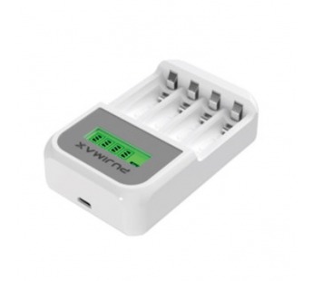 З/У для АКБ AA/AAA PUJIMAX LCD016, цвет белый#2106345