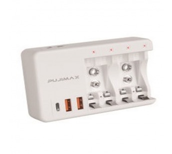 З/У для АКБ AA/AAA PUJIMAX N407N, цвет белый#2106344