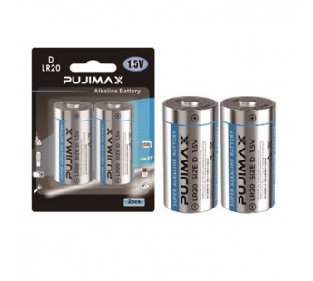 Батарейка Pujimax D LR20/2BL Alkaline Power#2106331
