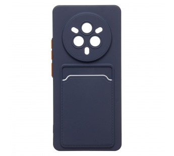 Чехол-накладка - SC337 с картхолдером для "Realme 14 Pro" (dark blue) (240849)#2105792