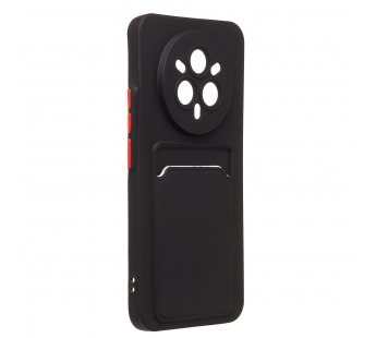 Чехол-накладка - SC337 с картхолдером для "Realme 14 Pro+" (black) (240830)#2105785