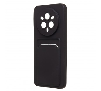 Чехол-накладка - SC337 с картхолдером для "Realme 14 Pro+" (black) (240830)#2105786