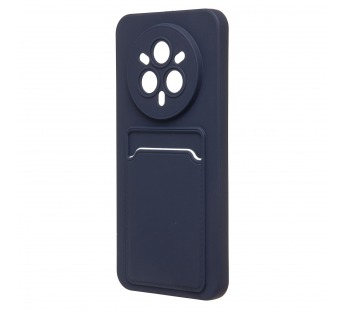 Чехол-накладка - SC337 с картхолдером для "Realme 14 Pro+" (dark blue) (240831)#2105782