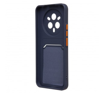 Чехол-накладка - SC337 с картхолдером для "Realme 14 Pro+" (dark blue) (240831)#2105780