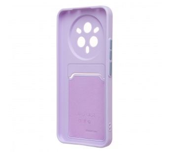 Чехол-накладка - SC337 с картхолдером для "Realme 14 Pro+" (light violet) (240832)#2105779