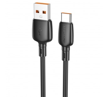Кабель USB - Type-C Borofone BX93 Super PD (повр. уп.) 100W 100см 5A  (black) (241336)#2110862