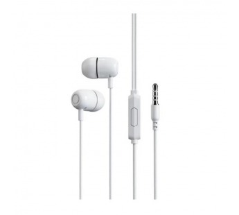 Проводные наушники 3.5 FUMIKO EP13 белые#2105650