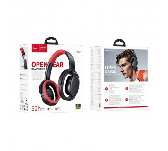 Bluetooth-наушники полноразмерные Hoco W67 Rhyme open (black) (240983)#2106503