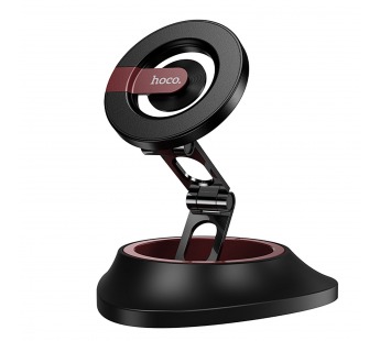Держатель автомобильный Hoco H90 Tower magnetic (dashboard) (black and red) (241010)#2106509
