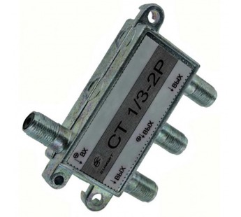 Делитель на 3ТВ 1вход F-гн. - 3 выхода F-гн. 5-1000МГц спроходом по питанию (СТ-1х3-2Р) г.Саратов#2141585