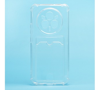 Чехол-накладка - SC276 с картхолдером для "Realme 14 Pro+" (transparent) (240833)#2109397