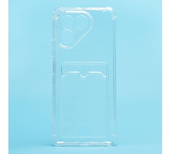 Чехол-накладка - SC276 с картхолдером для "Tecno Pova 7 Neo/Pova 7 4G" (transparent) (241061)#2109389
