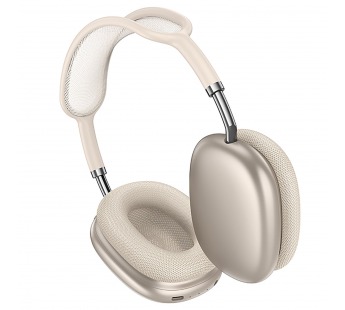 Накладные Bluetooth-наушники Hoco W65 Plus Happy ANC (золото)#2106312