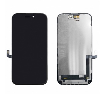 Дисплей для iPhone 16 + тачскрин черный с рамкой (In-Cell)#2123269