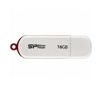 USB  16GB  Silicon Power  LuxMini 320  белый#2106193
