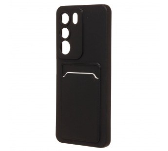 Чехол-накладка - SC337 с картхолдером для "Realme C71" (black) (241115)#2113176