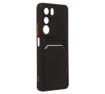 Чехол-накладка - SC337 с картхолдером для "Realme C71" (black) (241115)#2113177