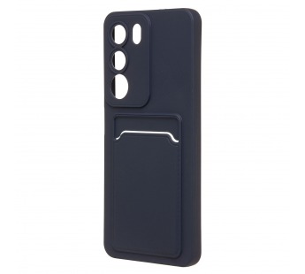 Чехол-накладка - SC337 с картхолдером для "Realme C71" (dark blue) (241116)#2113182