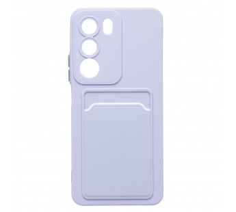 Чехол-накладка - SC337 с картхолдером для "Realme C71" (light violet) (241117)#2107018