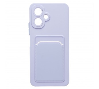 Чехол-накладка - SC337 с картхолдером для "Tecno Spark Go 2" (light violet) (241041)#2107010