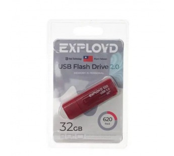 USB  32GB  Exployd  620  красный#2106218