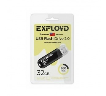 USB  32GB  Exployd  650  чёрный#2106277
