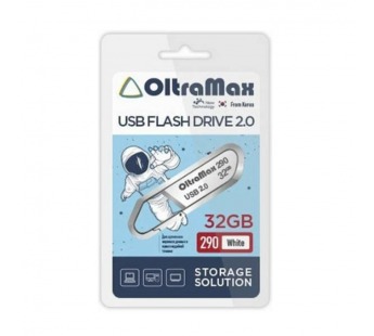 USB  32GB  OltraMax  290  белый#2106284