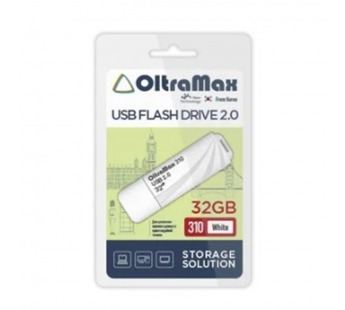 USB  32GB  OltraMax  310  белый#2106288