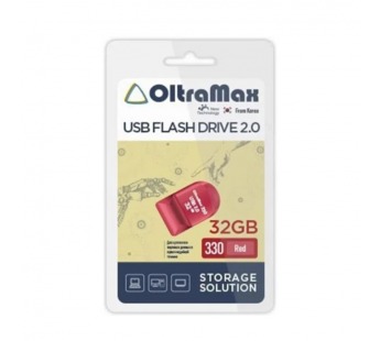 USB  32GB  OltraMax  330  красный#2106351