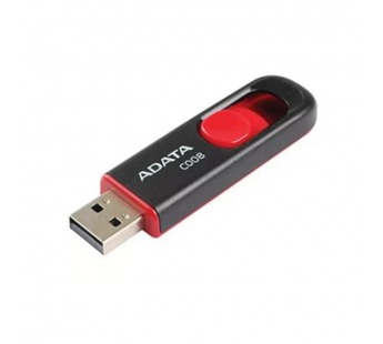 USB  64GB  A-Data  C008  чёрный/красный#2106366