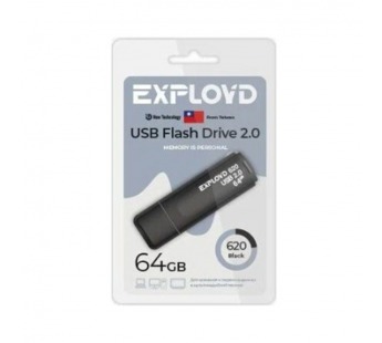 USB  64GB  Exployd  620  чёрный#2106372