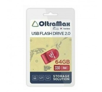 USB  64GB  OltraMax  330  красный#2106421