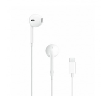 Наушники-гарнитура EarPods Type-C (для iPhone) Оригинал 100% в упаковке с Лого Белый#2141561