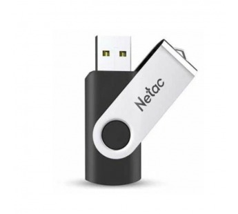 USB  128GB  Netac  U505  чёрный/серебро#2106791