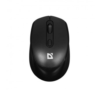 Беспроводная мышь DEFENDER Vision MS-376, 2.4ГГц+BT, 1600dpi, 4кн, АКБ, черный (1/40)#2139478