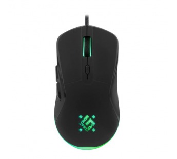 Мышь проводная игровая DEFENDER Arga GM-049 черн,радуж,6кн,3600dpi,+ковер (1/21)#2135489