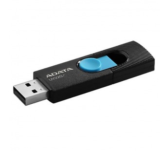 USB  32GB  A-Data  UV220  чёрный/голубой#2110337