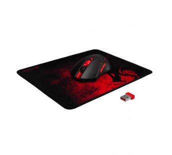 Беспроводная мышь REDRAGON + ковер комплект M601WL-BA RU, черный/красный (1/32)#2142367