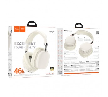 Полноразмерные Bluetooth наушники HOCO W52 (белый)#2125390